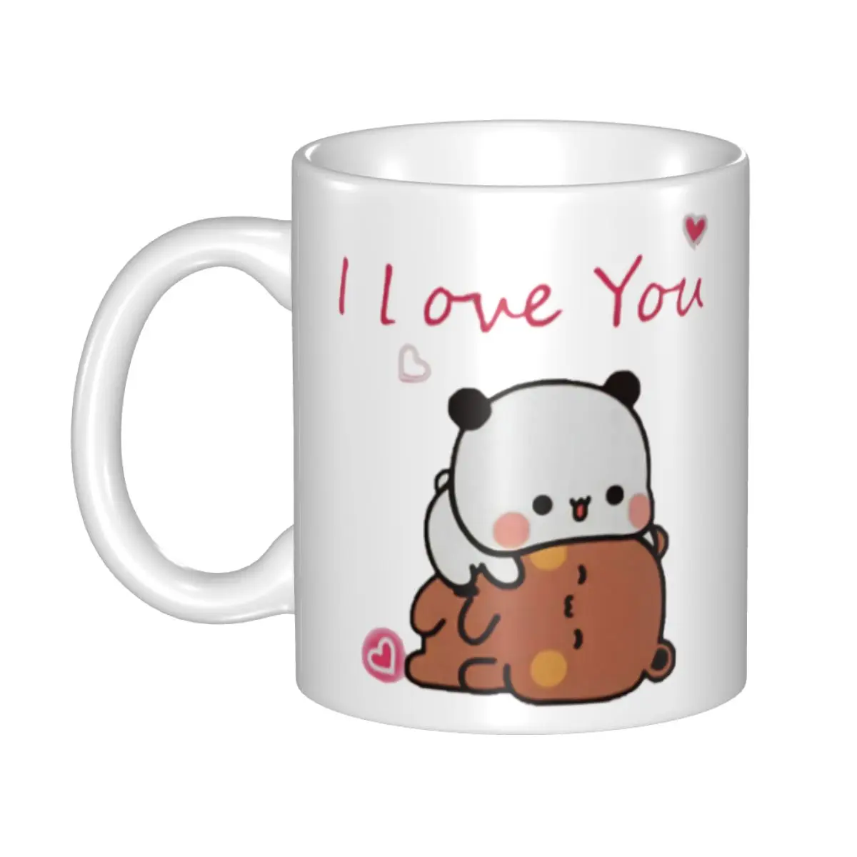 Coffee Tea Love - Taza de café Panda y Brownie,