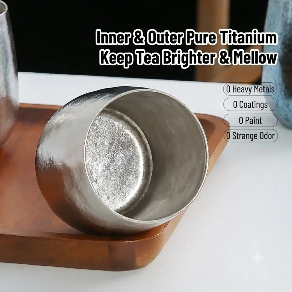 Coffee Tea Flask - Taza de café de titanio puro