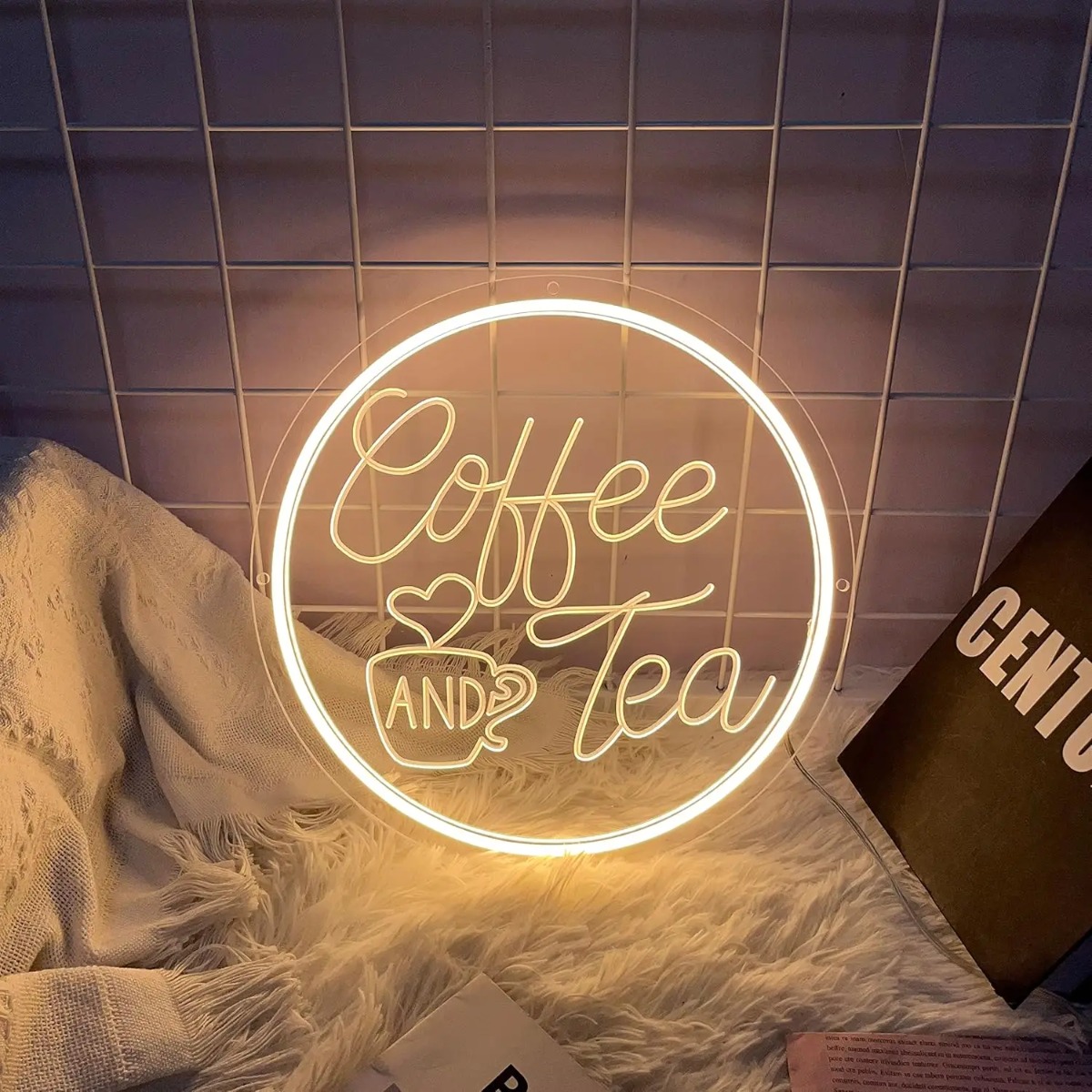 Coffee Tea Neon Sign - Letrero de neón de café y