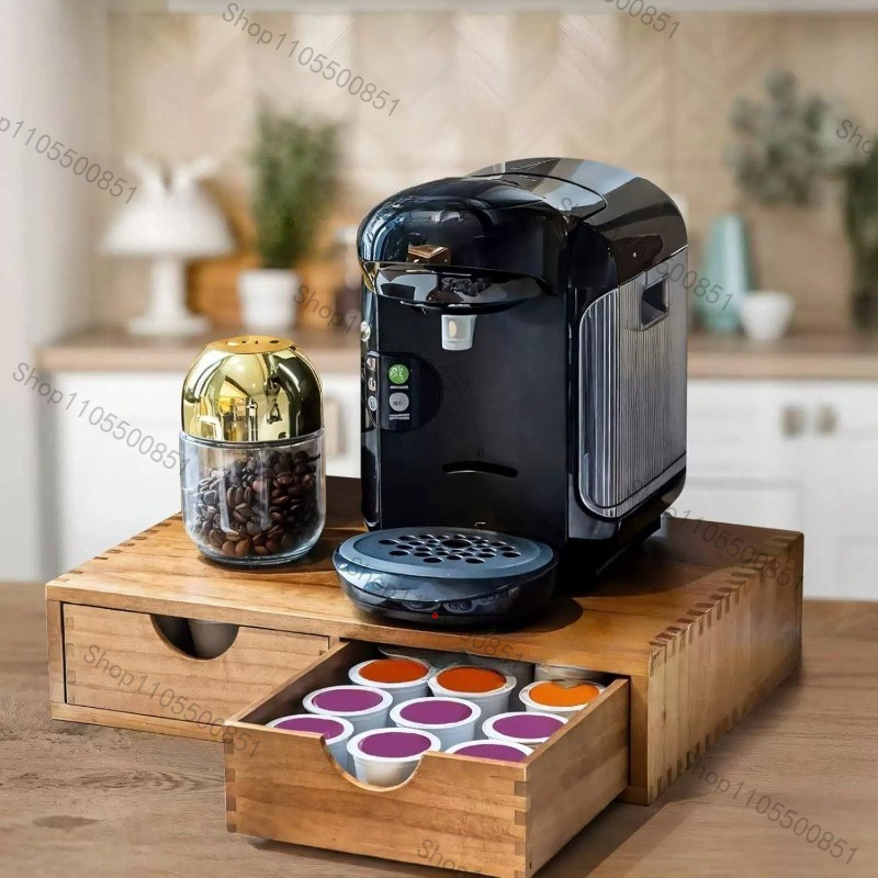 Tea Coffee Set Up - Caja de almacenamiento de café con