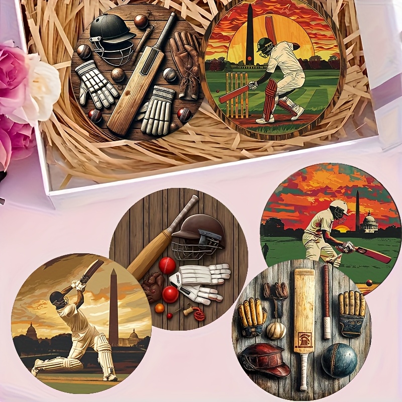 Coffee Tea Etc - Juego de 6 Posavasos de Madera