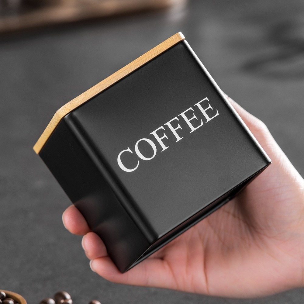 Canister Coffee Sugar Tea - Juego de 3 Recipientes de Metal
