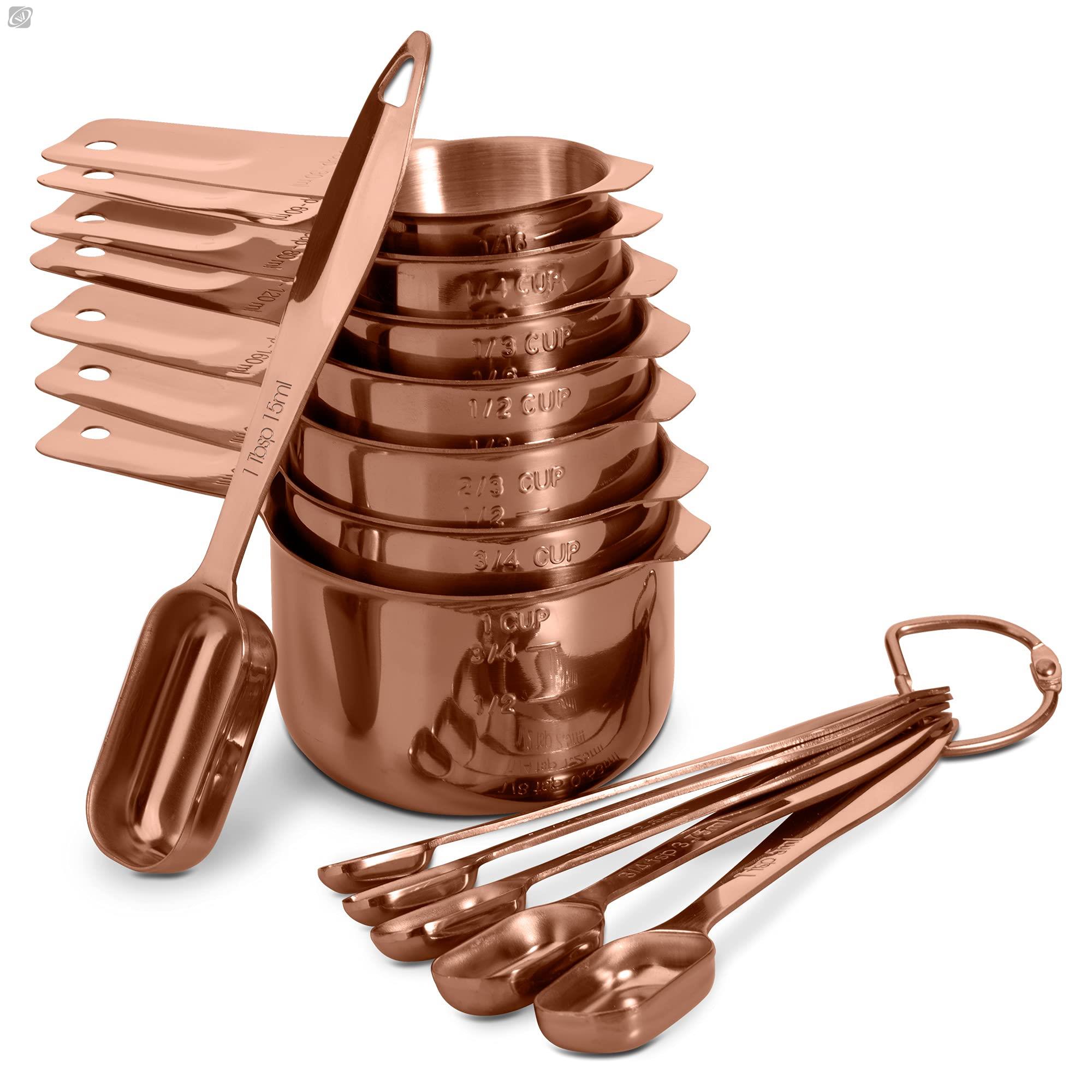 Coffee Tea Sugar Set - Juego de cucharas medidoras de acero