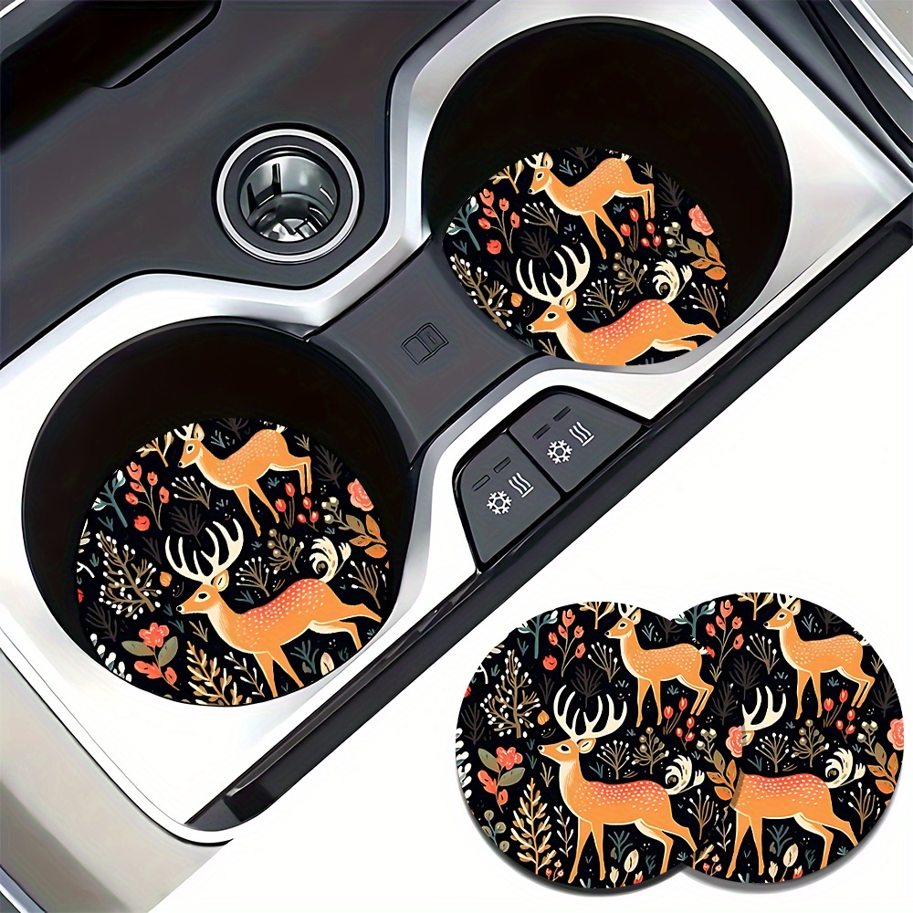 Coffee Tea Etc - 2 posavasos para coche con estampado