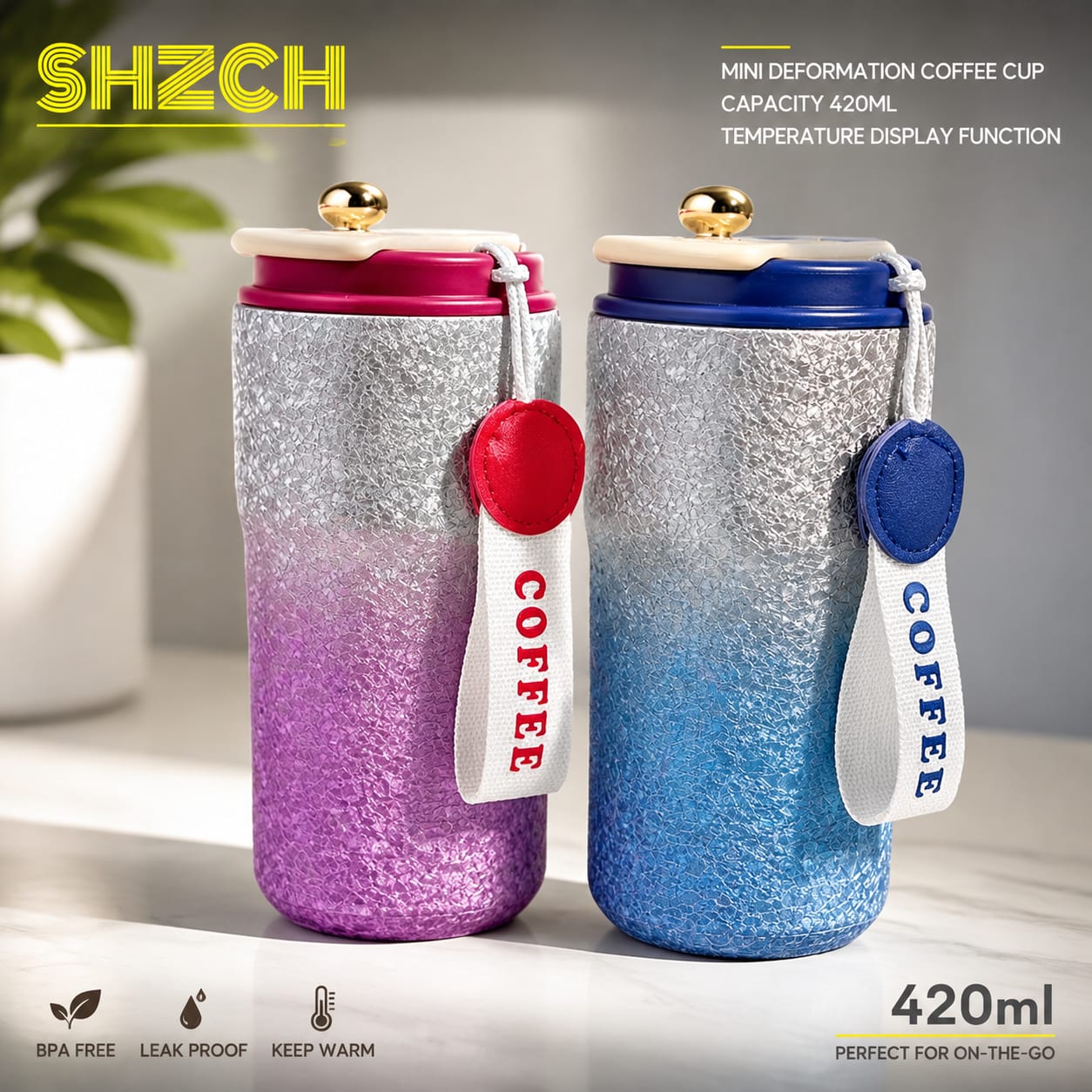 Coffee Tea Etc - Capacidad de 420 ml satisface las