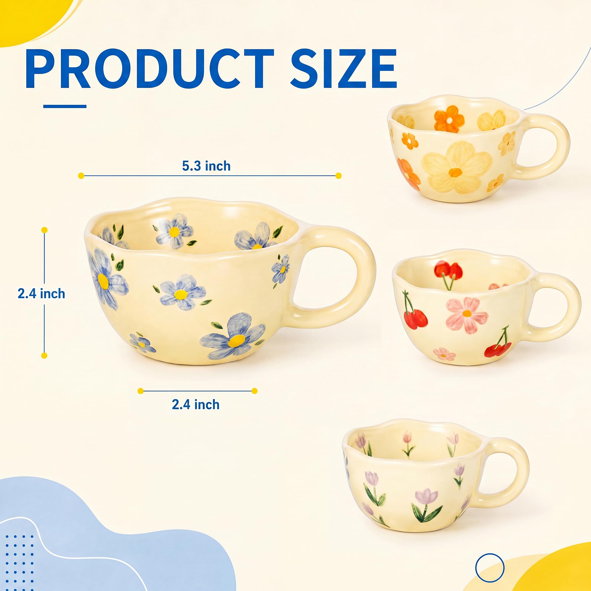 Paquete de 4 Tazas de Café Úni - Coffee Tea Love reseña y precio