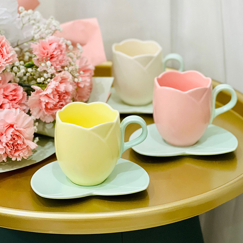 Taza de Café Tulipán con Plati - Coffee Tea Love reseña y precio