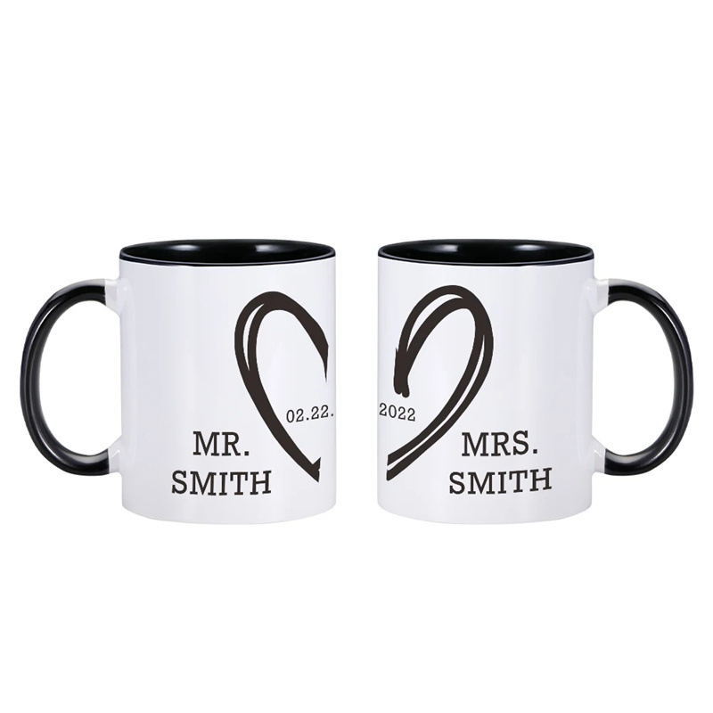 Taza de cerámica para parejas, - Coffee Tea Love reseña y precio