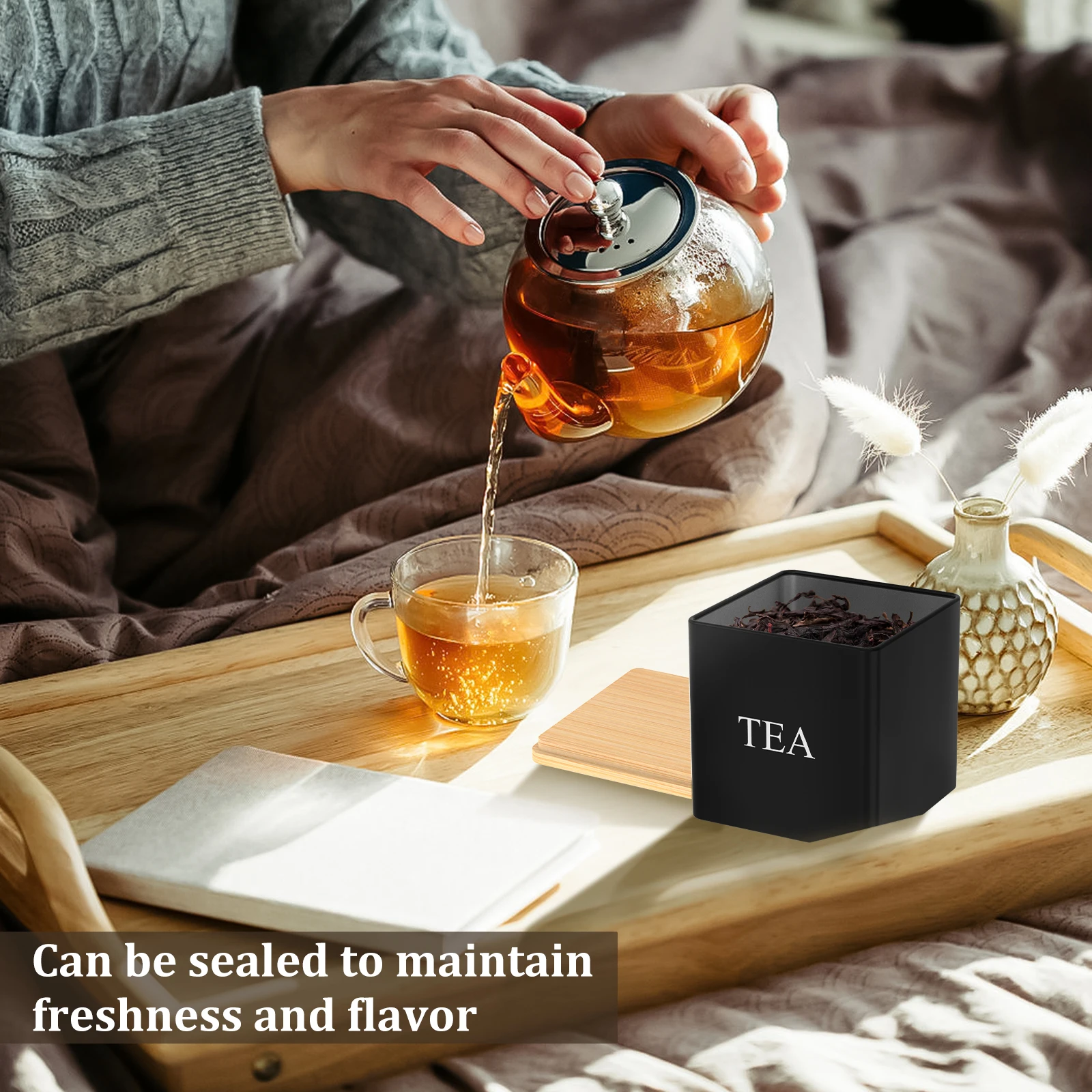 Juego de 3 recipientes para té - Canister Coffee Sugar Tea reseña y precio