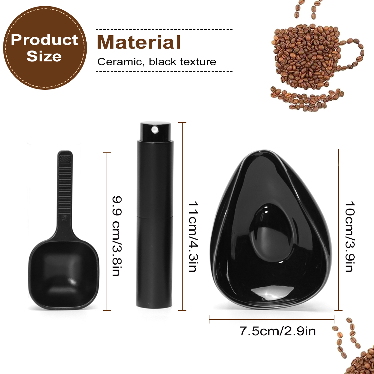 Leeseph Juego de cucharas y ta - Coffee Tea Sugar Set reseña y precio