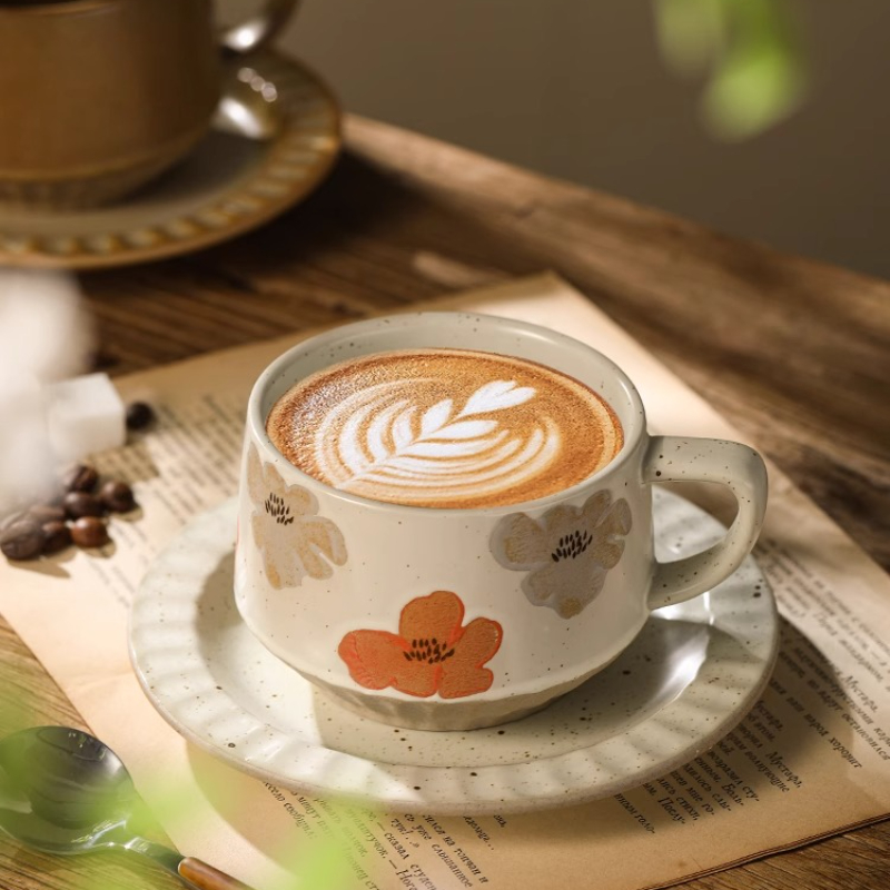 Taza de cerámica Retro, juego  - Coffee Tea Flask reseña y precio