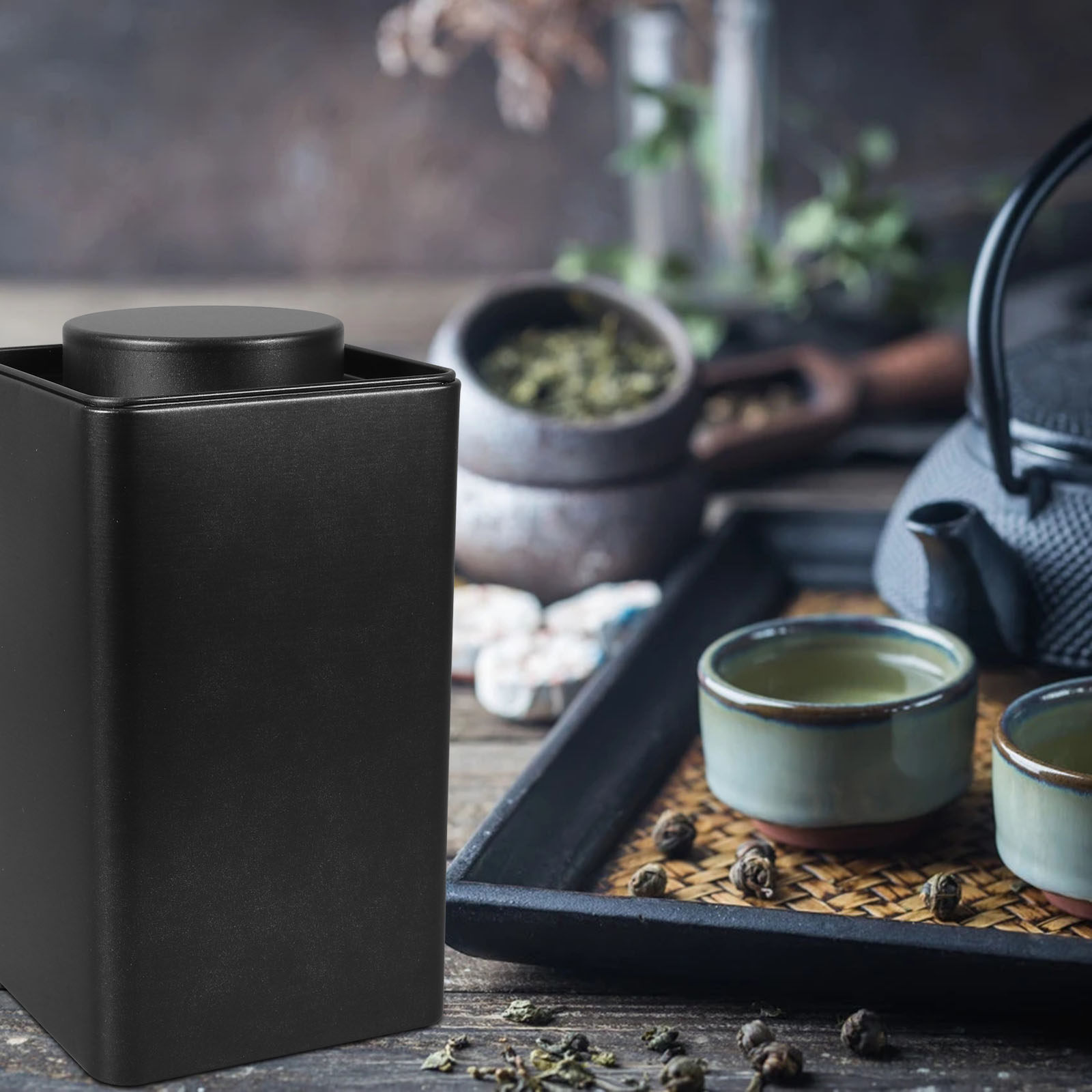 Juego de 3 elegantes recipient - Canister Coffee Sugar Tea reseña y precio