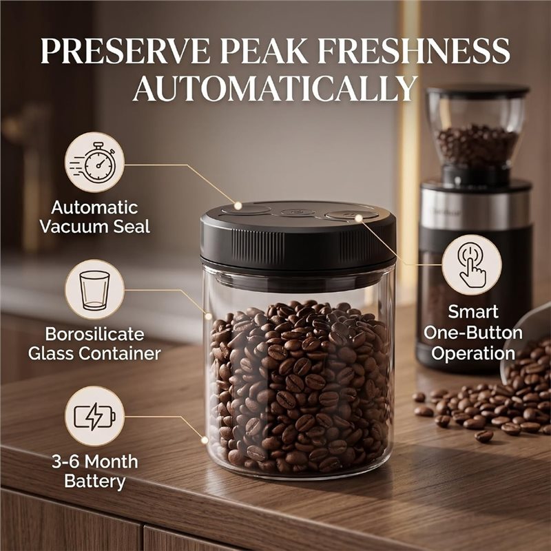 Recipiente hermético para café - Canister Coffee Sugar Tea reseña y precio