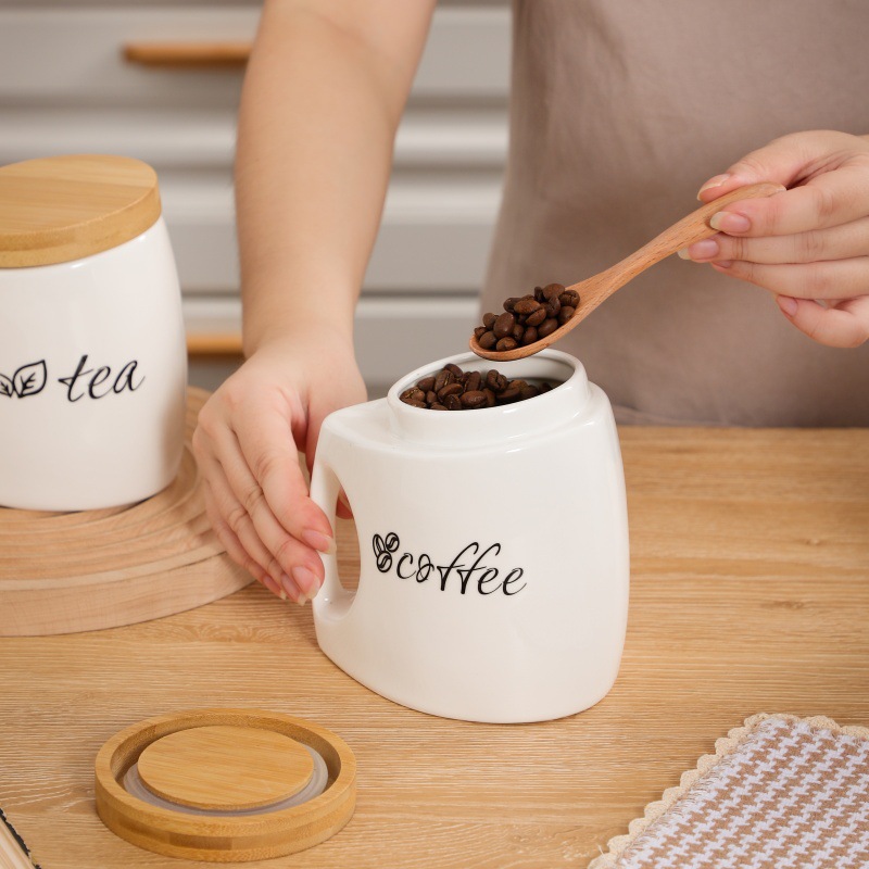 Recipiente de Cerámica con Tap - Canister Coffee Sugar Tea reseña y precio