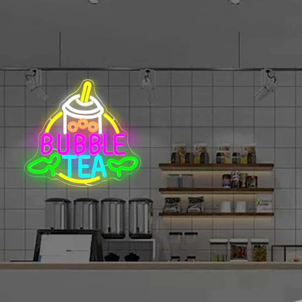 Letrero de Neón de Té de Burbu - Coffee Tea Neon Sign reseña y precio
