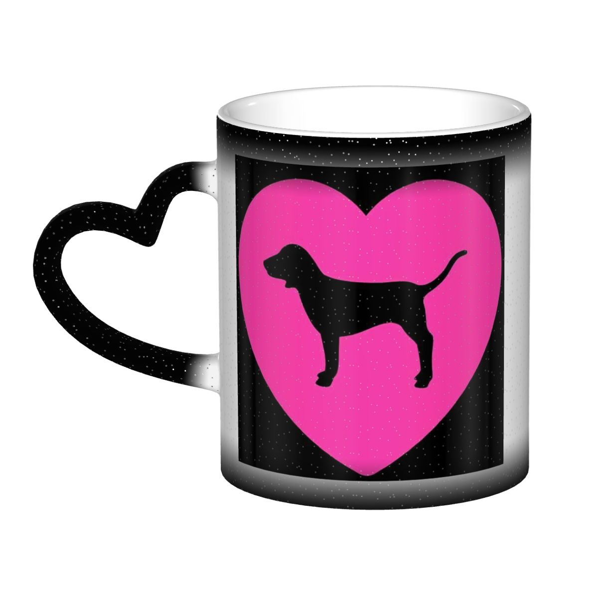 Taza Rosa Divertida de Cerámic - Coffee Tea Love reseña y precio