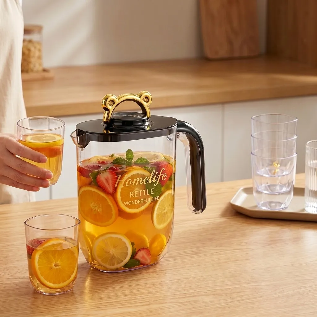 Jarra de agua de plástico tran - Cold Brew Bottle reseña y precio